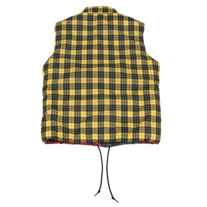COMME des GARCONS SHIRT Padded Patchwork Vest Yellow Size X