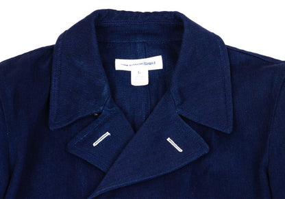 COMME des GARCONS SHIRT Indigo Cotton Jacket Blue Size L