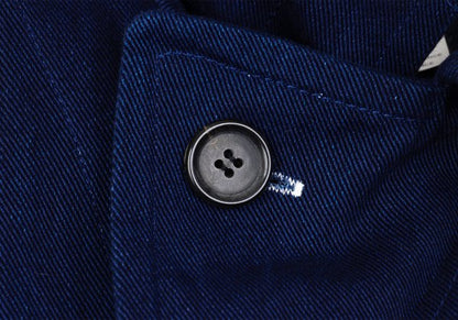 COMME des GARCONS SHIRT Indigo Cotton Jacket Blue Size L