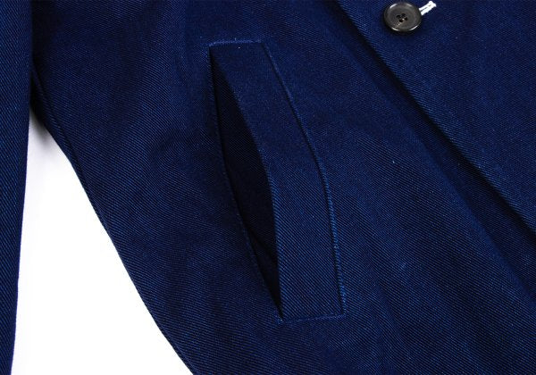 COMME des GARCONS SHIRT Indigo Cotton Jacket Blue Size L