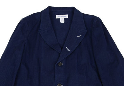 COMME des GARCONS SHIRT Indigo Cotton Jacket Blue Size L