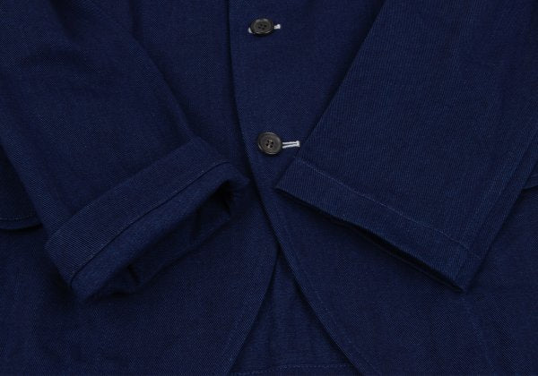 COMME des GARCONS SHIRT Indigo Cotton Jacket Blue Size L