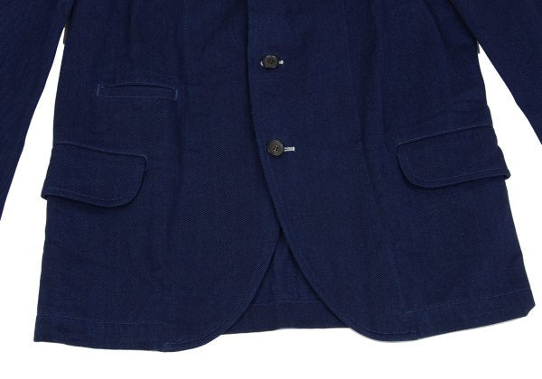 COMME des GARCONS SHIRT Indigo Cotton Jacket Blue Size L