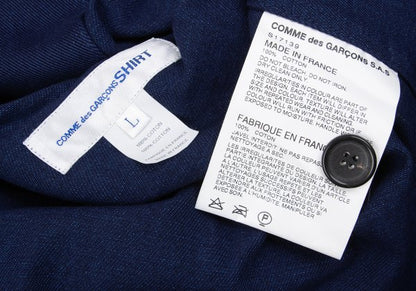 COMME des GARCONS SHIRT Indigo Cotton Jacket Blue Size L