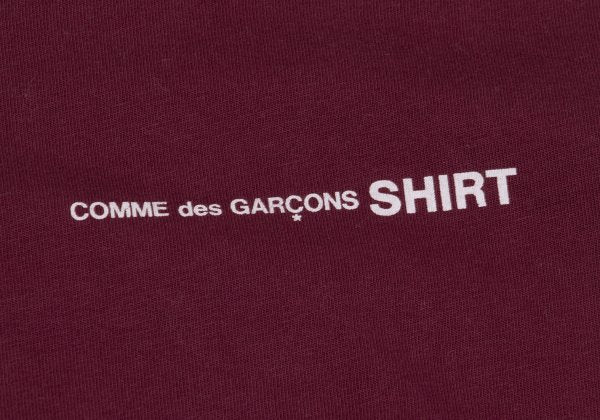 COMME des GARCONS SHIRT Logo Print Raglan Sleeve Red Size L