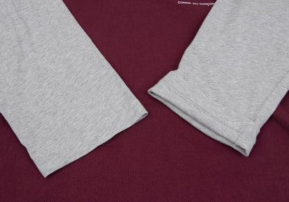 COMME des GARCONS SHIRT Logo Print Raglan Sleeve Red Size L