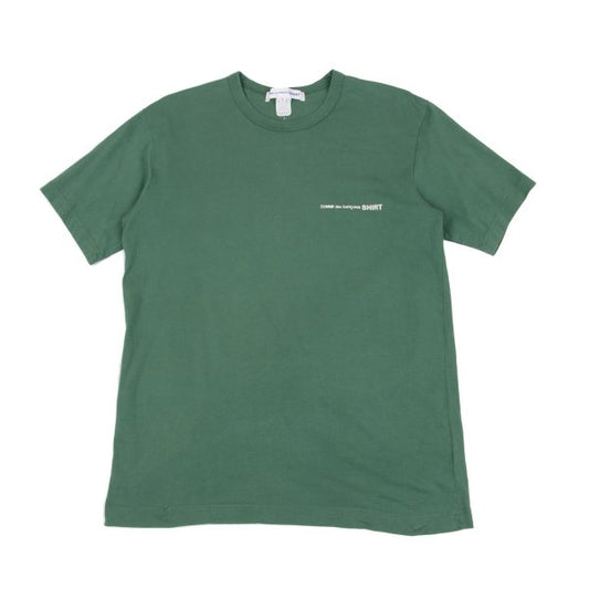 COMME des GARCONS SHIRT 20SS Logo Print T-Shirt Green Size L