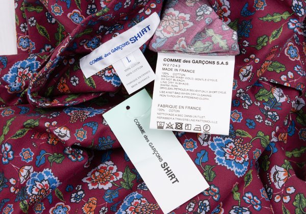 COMME des GARCONS SHIRT 19AW Botanical Shirt Red Size L