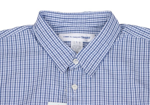 COMME des GARCONS SHIRT 09AW Mixed Check Shirt Blue Size L