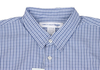 COMME des GARCONS SHIRT 09AW Mixed Check Shirt Blue Size L