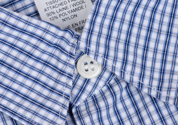 COMME des GARCONS SHIRT 09AW Mixed Check Shirt Blue Size L
