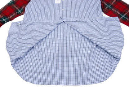 COMME des GARCONS SHIRT 09AW Mixed Check Shirt Blue Size L