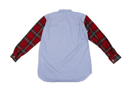COMME des GARCONS SHIRT 09AW Mixed Check Shirt Blue Size L