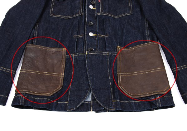 eye JUNYA WATANABE MAN x Levi's Leather Jacket Indigo Size M