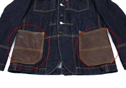 eye JUNYA WATANABE MAN x Levi's Leather Jacket Indigo Size M