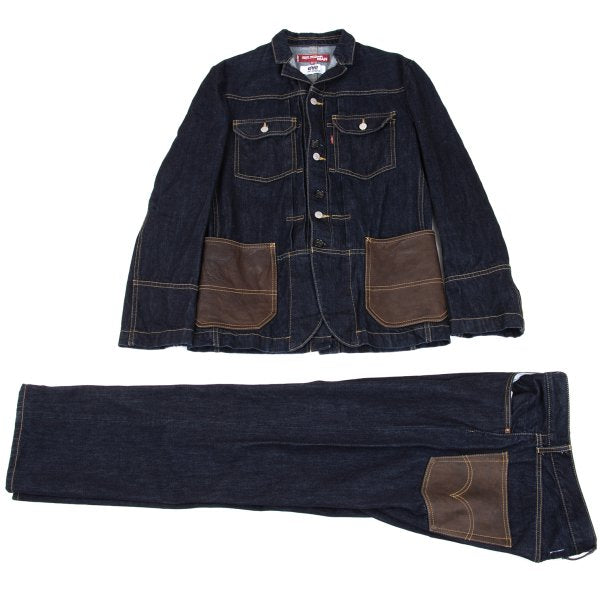 eye JUNYA WATANABE MAN x Levi's Leather Denim Indigo Size M