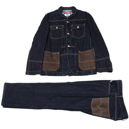 eye JUNYA WATANABE MAN x Levi's Leather Denim Indigo Size M