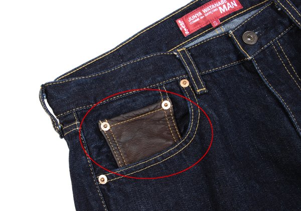 eye JUNYA WATANABE MAN x Levi's Leather Denim Indigo Size M