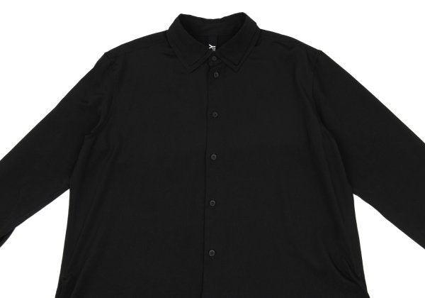 Ground Y Crepe Dechine Double Collar Long Shirt Black Size 3