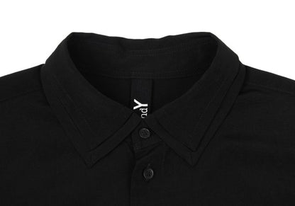 Ground Y Crepe Dechine Double Collar Long Shirt Black Size 3