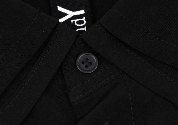 Ground Y Crepe Dechine Double Collar Long Shirt Black Size 3