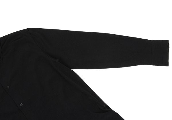 Ground Y Crepe Dechine Double Collar Long Shirt Black Size 3