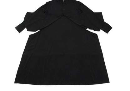 Ground Y Crepe Dechine Double Collar Long Shirt Black Size 3