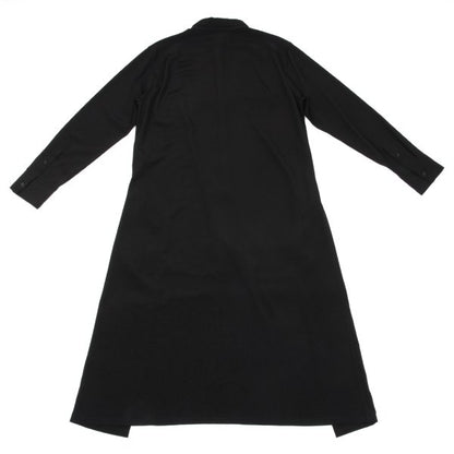 Ground Y Crepe Dechine Double Collar Long Shirt Black Size 3