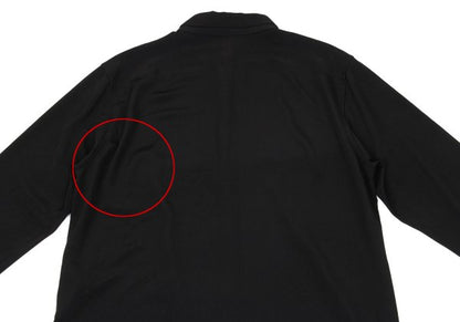 Ground Y Crepe Dechine Double Collar Long Shirt Black Size 3