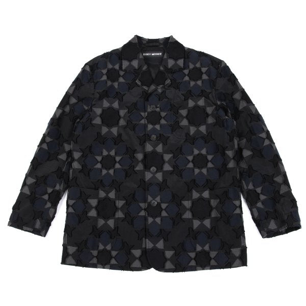 ISSEY MIYAKE MEN A-POC INSIDE Geometric Jacket Black Size 1