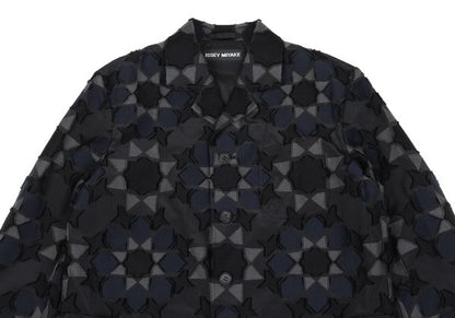 ISSEY MIYAKE MEN A-POC INSIDE Geometric Jacket Black Size 1
