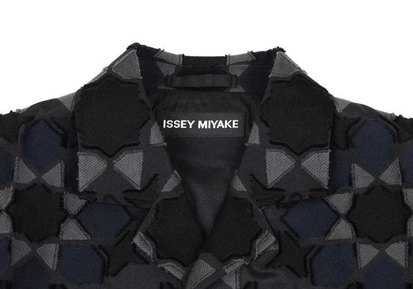 ISSEY MIYAKE MEN A-POC INSIDE Geometric Jacket Black Size 1