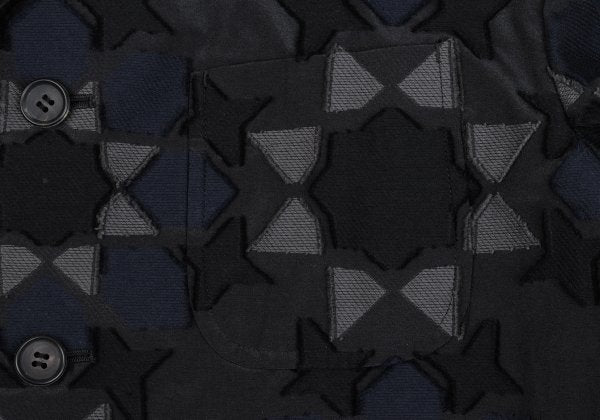 ISSEY MIYAKE MEN A-POC INSIDE Geometric Jacket Black Size 1