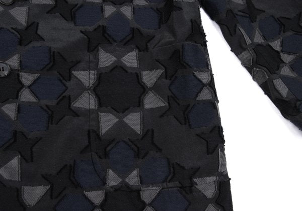 ISSEY MIYAKE MEN A-POC INSIDE Geometric Jacket Black Size 1