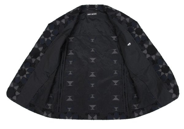 ISSEY MIYAKE MEN A-POC INSIDE Geometric Jacket Black Size 1