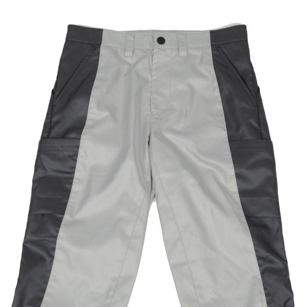 ISSEY MIYAKE MEN Poly Side Panel Tapered Pants Gray Size 2