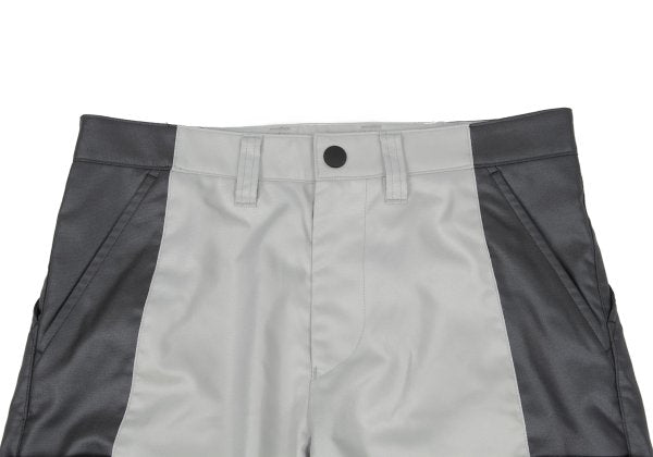 ISSEY MIYAKE MEN Poly Side Panel Tapered Pants Gray Size 2