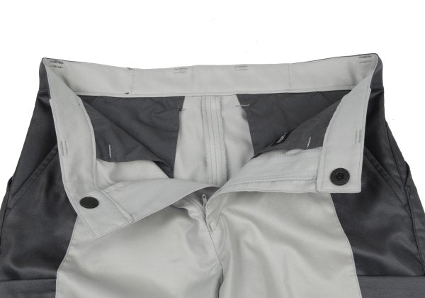 ISSEY MIYAKE MEN Poly Side Panel Tapered Pants Gray Size 2
