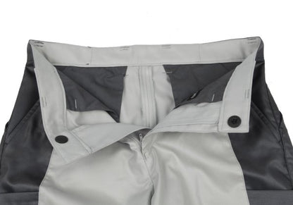 ISSEY MIYAKE MEN Poly Side Panel Tapered Pants Gray Size 2