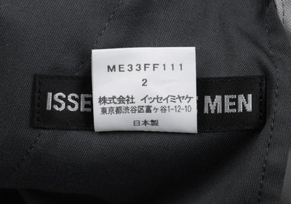 ISSEY MIYAKE MEN Poly Side Panel Tapered Pants Gray Size 2