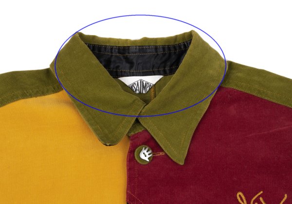 KANSAI IMPACT Mixed Material Corduroy Shirt Multi Size F2