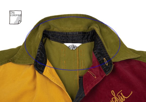 KANSAI IMPACT Mixed Material Corduroy Shirt Multi Size F2