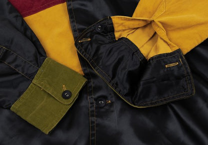 KANSAI IMPACT Mixed Material Corduroy Shirt Multi Size F2