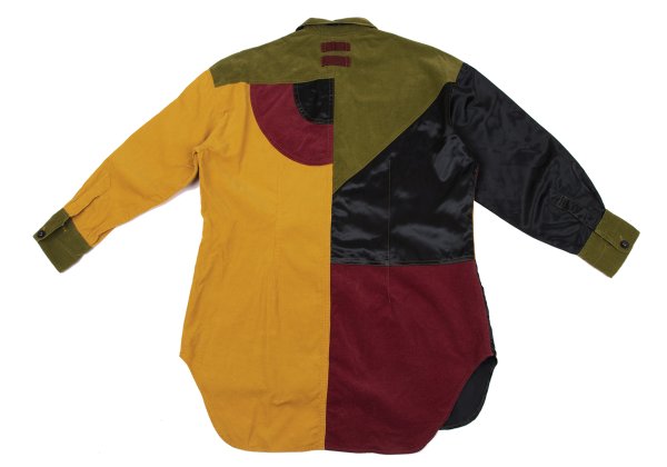KANSAI IMPACT Mixed Material Corduroy Shirt Multi Size F2