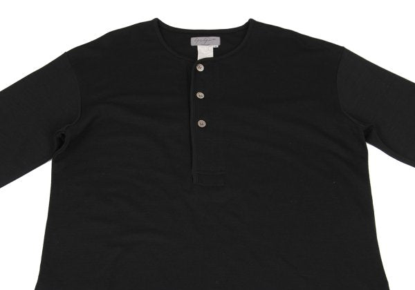 Yohji Yamamoto POUR HOMME 96AW Wool Rayon Neck Black Size M