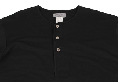 Yohji Yamamoto POUR HOMME 96AW Wool Rayon Neck Black Size M