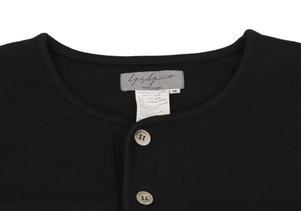 Yohji Yamamoto POUR HOMME 96AW Wool Rayon Neck Black Size M