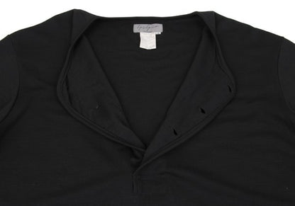 Yohji Yamamoto POUR HOMME 96AW Wool Rayon Neck Black Size M