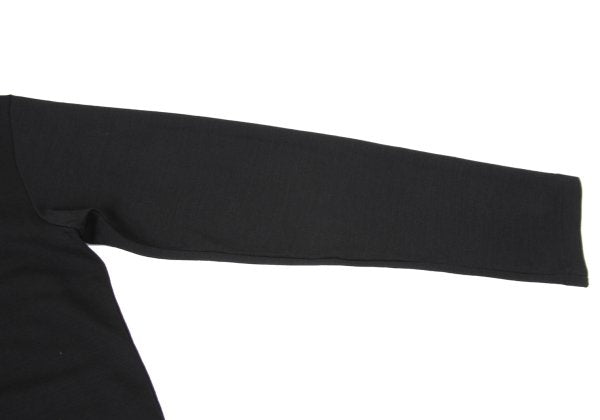 Yohji Yamamoto POUR HOMME 96AW Wool Rayon Neck Black Size M