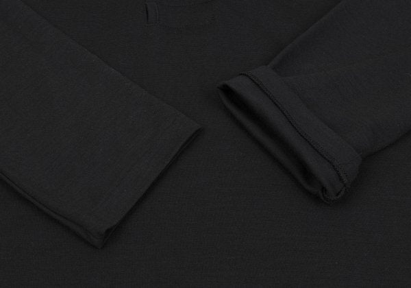 Yohji Yamamoto POUR HOMME 96AW Wool Rayon Neck Black Size M
